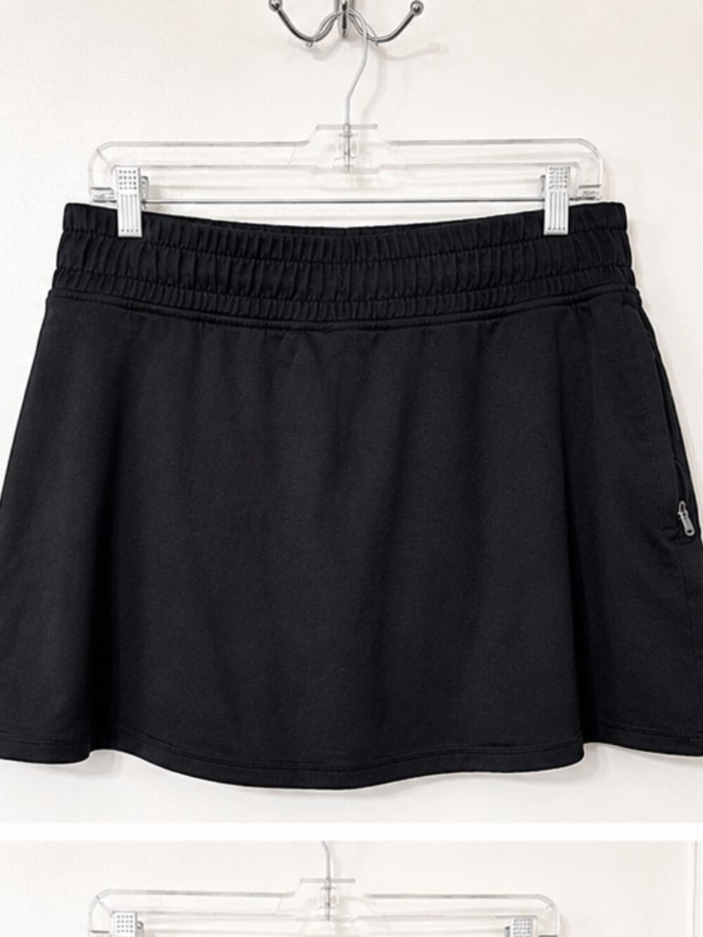 Old Navy Active Black Tennis Skort 3X Dynamic Fleece Soft Athletic